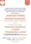 KONCERT PIEŚNI PATRIOTYCZNYCH