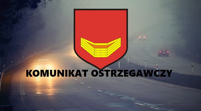 komunikat z logo