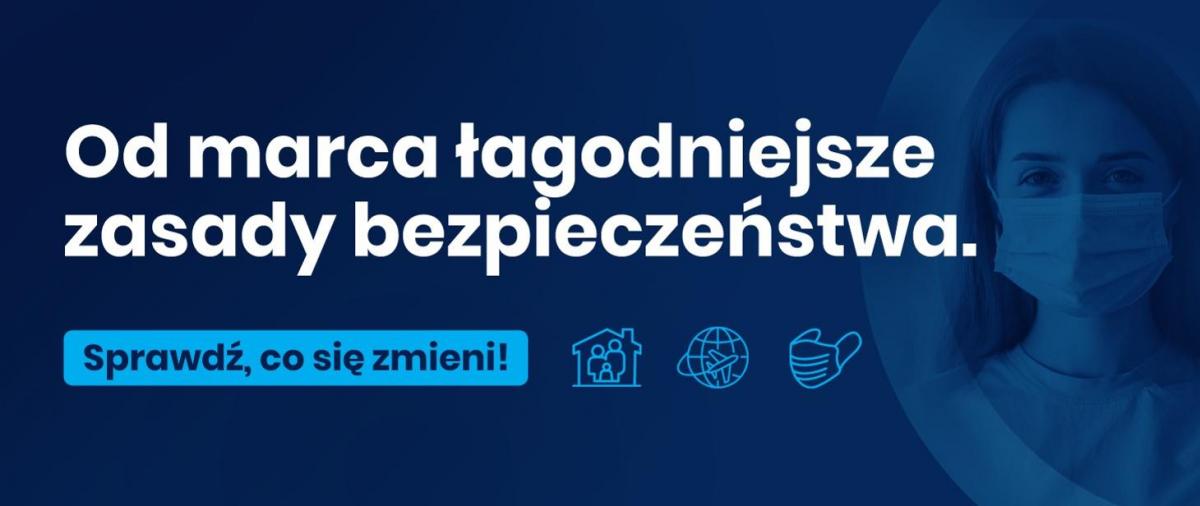 informacja o łagodniejszych zasadach bezpieczeństwa