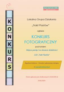 Plakat promujący konkurs fotograficzny